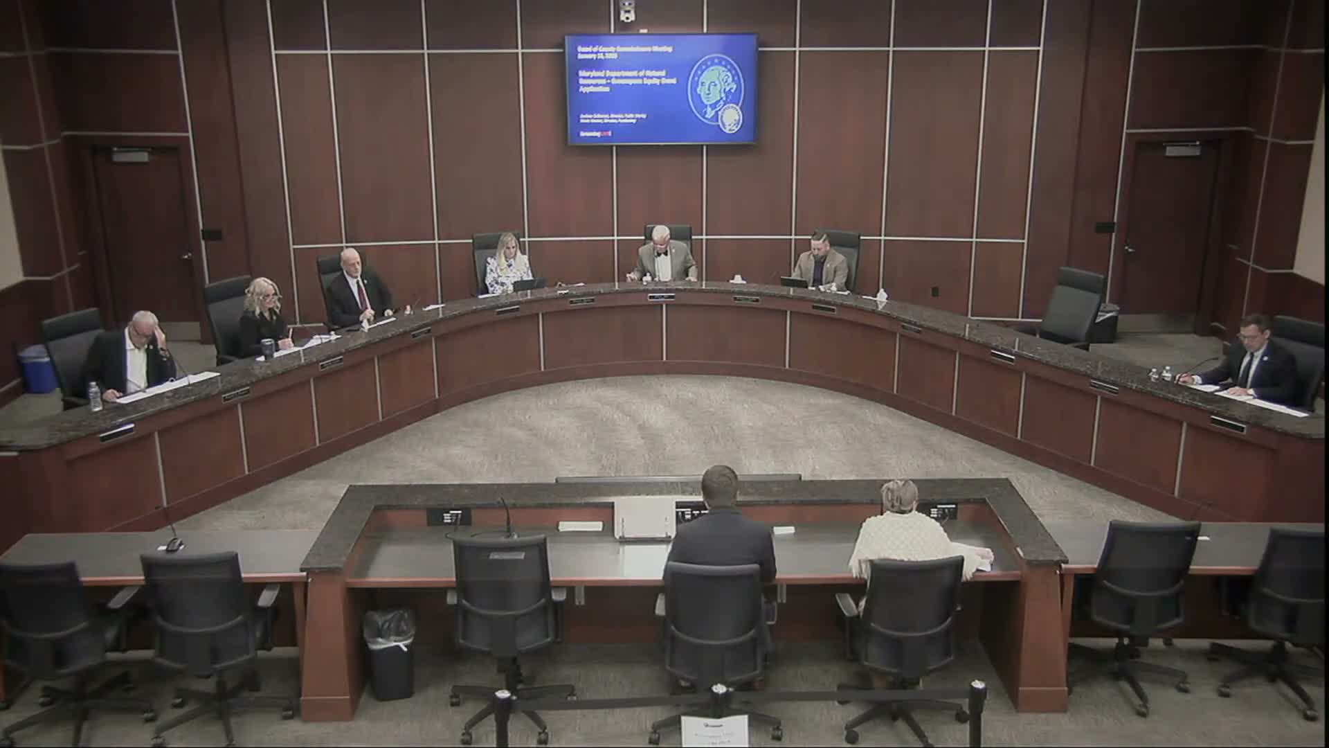 Commissioners approve $700,000 park grant application, $11.27M landfill contract, medical-equipment maintenance and several budget adjustments