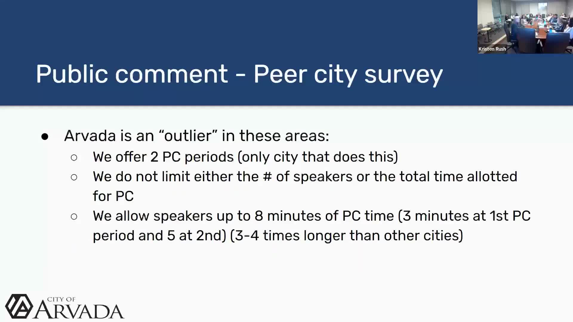 Arvada staff proposes new bylaws with limits and structure for public comment; council asks for more data