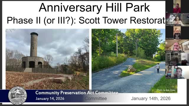 Holyoke seeks CPA funds to restore Scott Tower, add accessible ramp and repairs