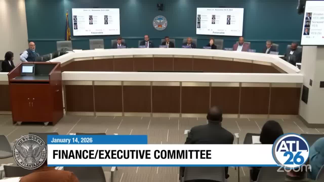 Finance Executive Committee approves consultant hire, tax refund, appointment and tree‑assistance donation