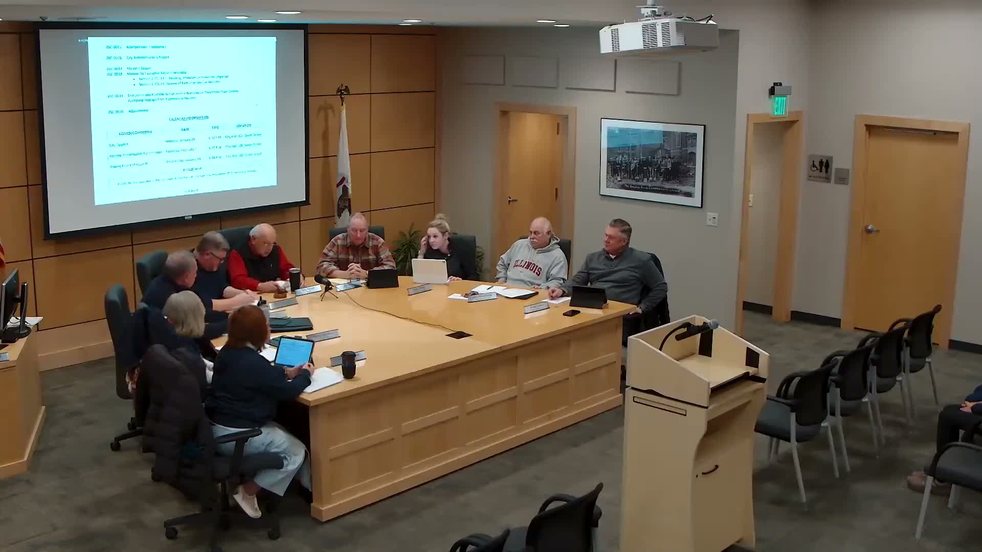 Galena staff reports meter-replacement push and Code Red outage; city will use manual notifications for emergencies