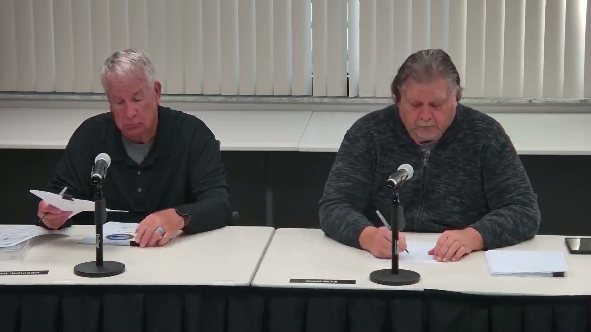 Board discusses reappointments and Zone 6 vacancy; chair selection slated for March