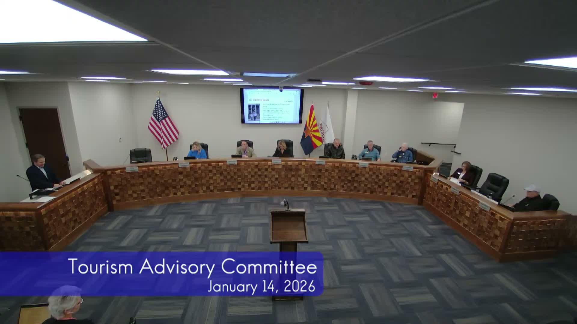 Midyear bed‑tax report: Prescott tourism fund about half spent; downtown beautification temporarily covered by public works