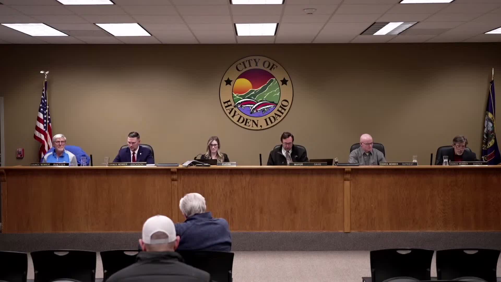 Hayden council elects new council president and approves sewer rate study, GIS update and communications contract