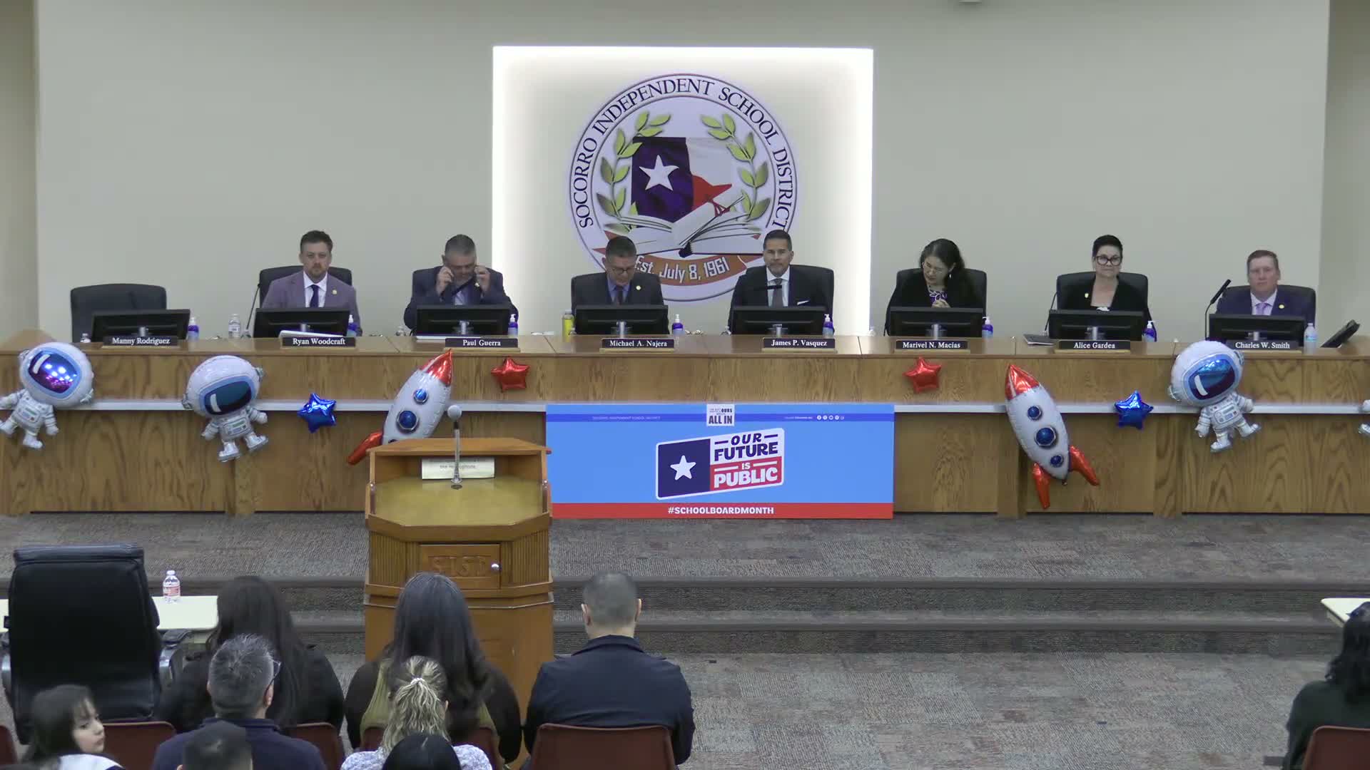 Socorro ISD board approves proclamation declaring Feb. 2–6 National School Counselor Week