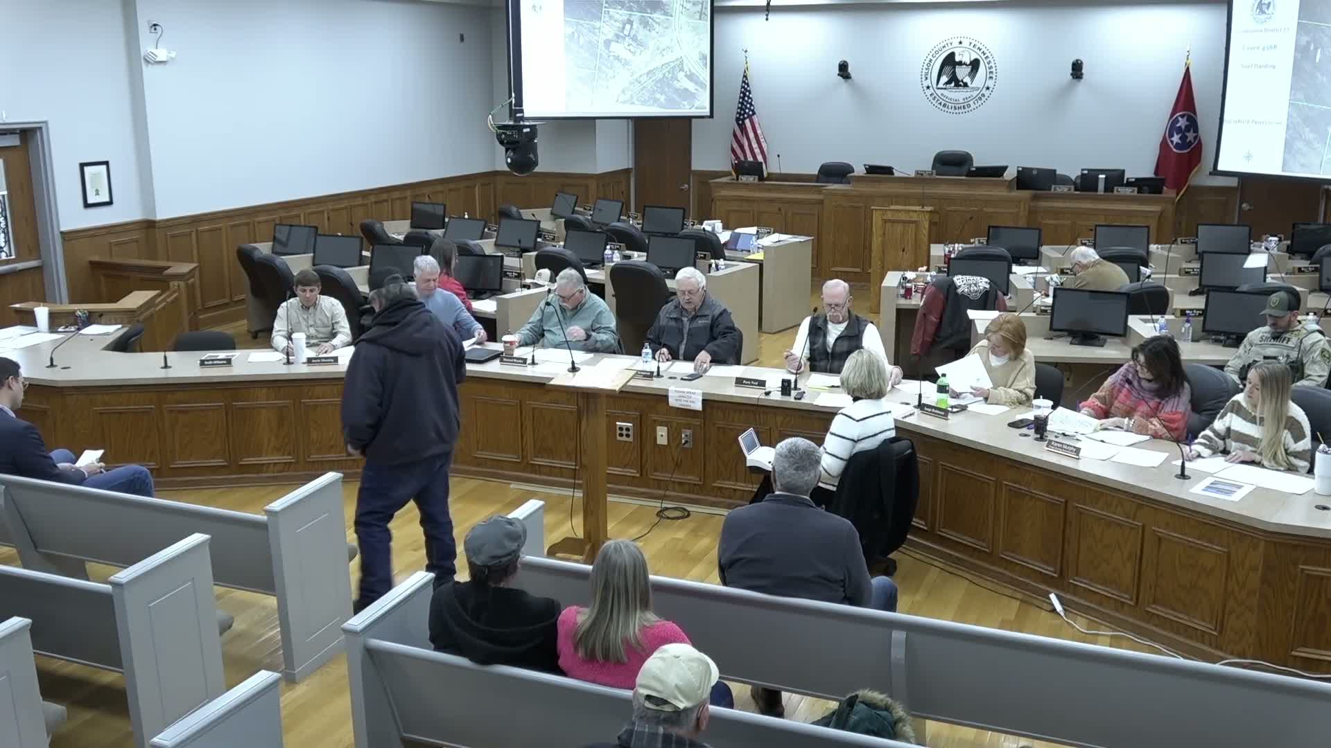 Wilson County zoning board hears objections as Speedway seeks year‑round auto‑sales approval