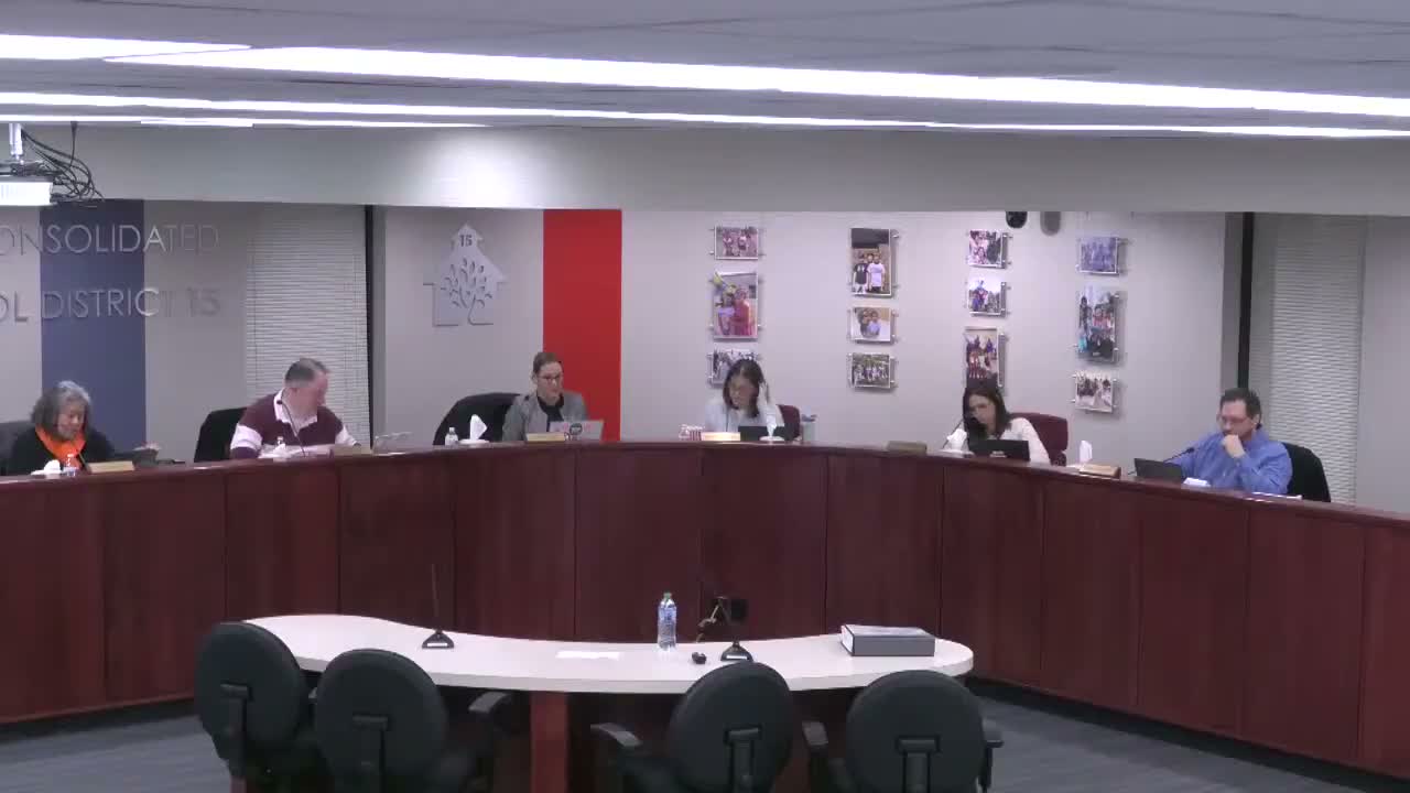 At-a-glance: Palatine CCSD 15 board approves e-learning plan, personnel report, budget resolution and other items