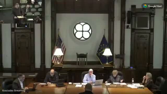 Kosciusko County commissioners approve 2026 officers, routine contracts and several maintenance expenditures