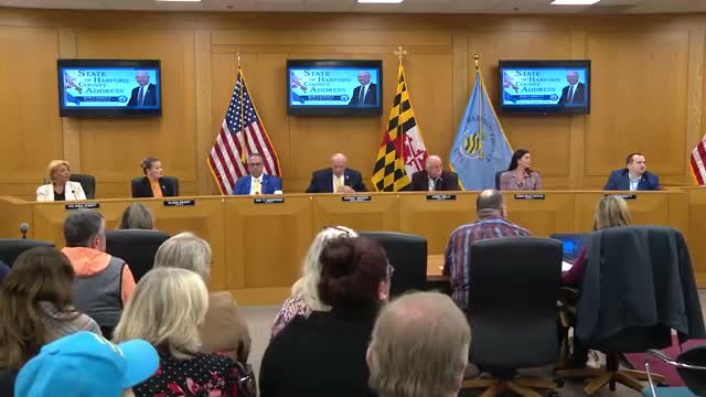 Harford County executive touts fiscal restraint, public-safety investments and new infrastructure in 2026 address
