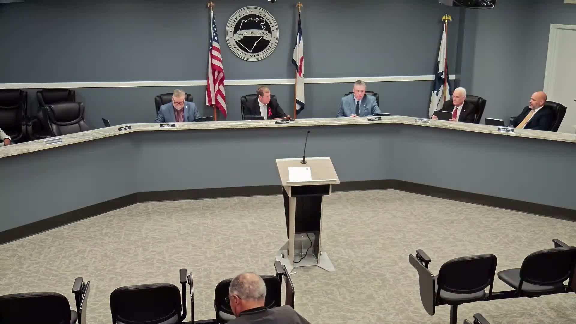 Berkeley County adopts $1.16 million state budget revision and approves Inwood Park grant draw