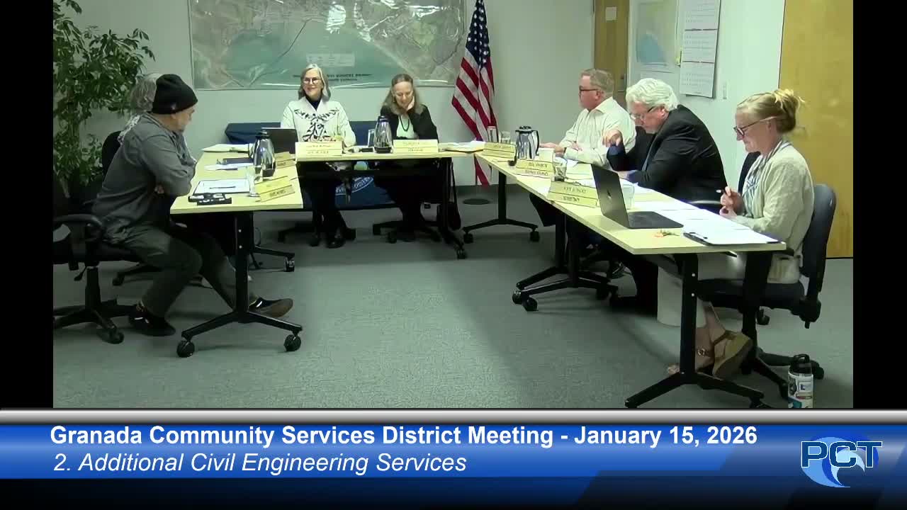 Granada CSD approves contracts to advance Quarry Park permitting and design