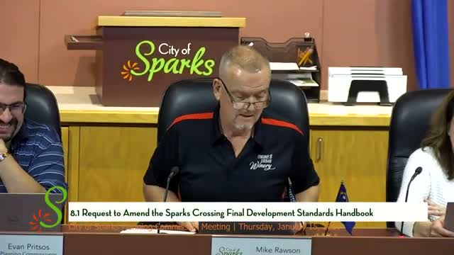 Planning commission backs broader color and material palette for Sparks Crossing pad sites