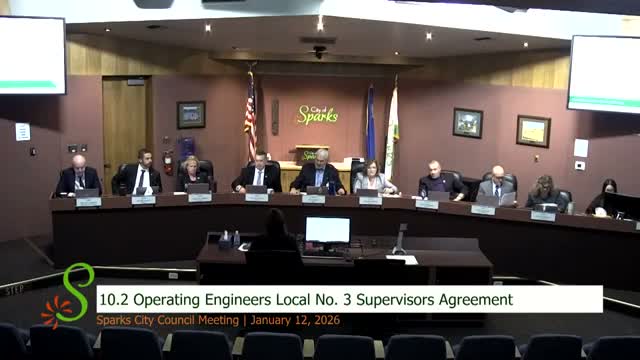 Sparks council approves new CBA for Operating Engineers and MOU for fire chiefs