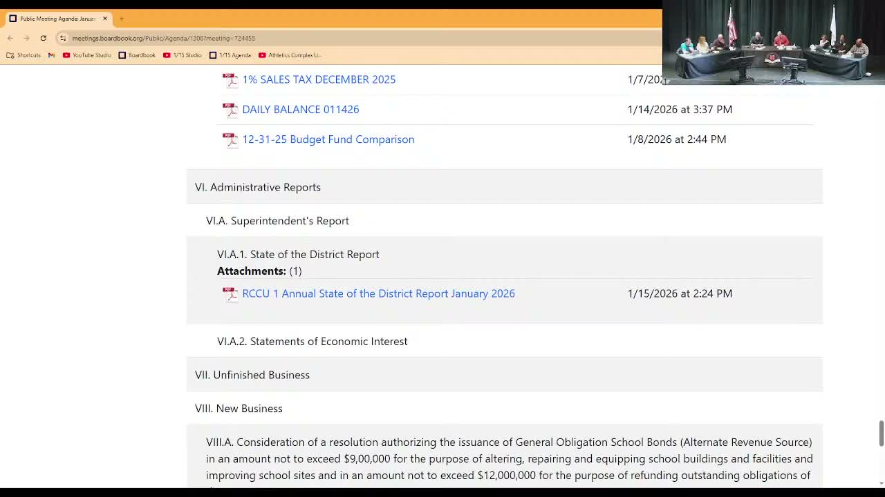 Richland County CUSD 1 board approves resolution to issue up to $9M in new bonds, refund $12M of debt