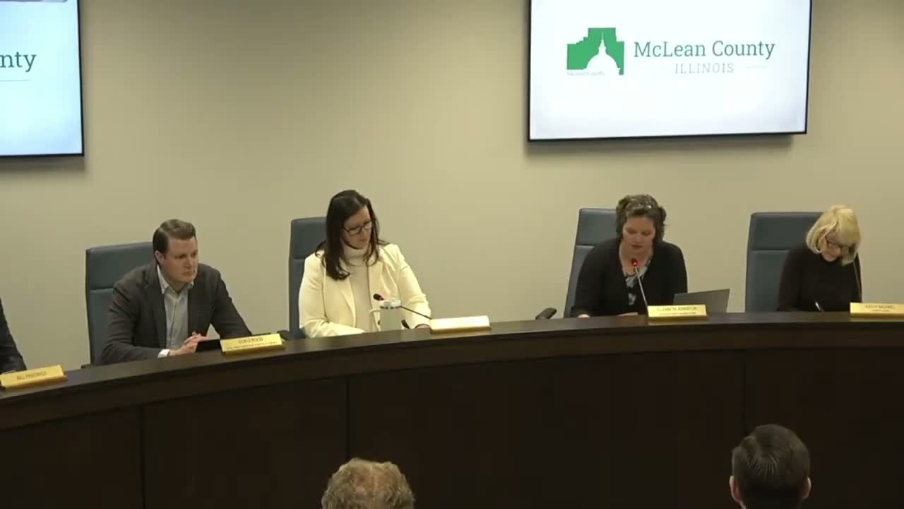 McLean County Board approves routine ordinances and appropriations, hears EDC strategic preview and Animal Services update