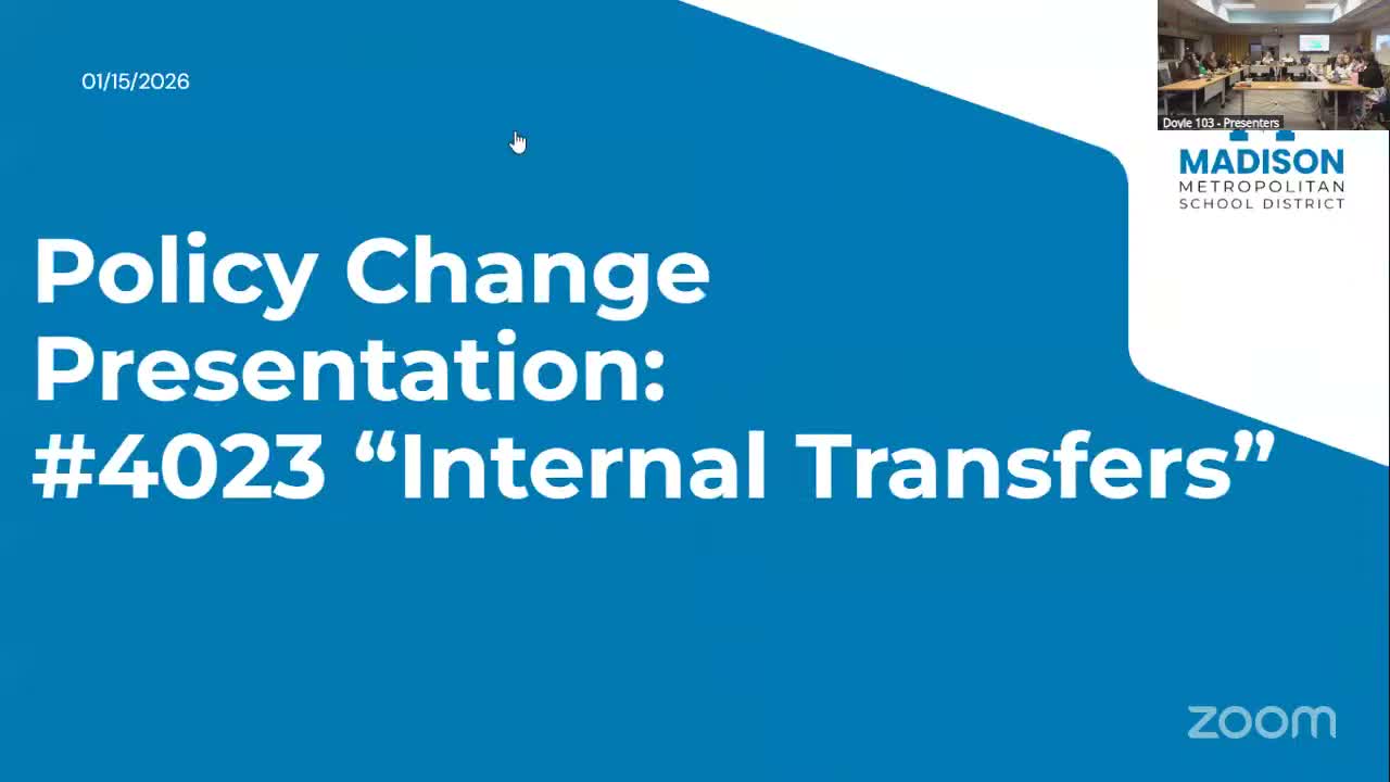 MMSD board hears proposal for 60-workday paid parental leave; staff to return with cost and eligibility details