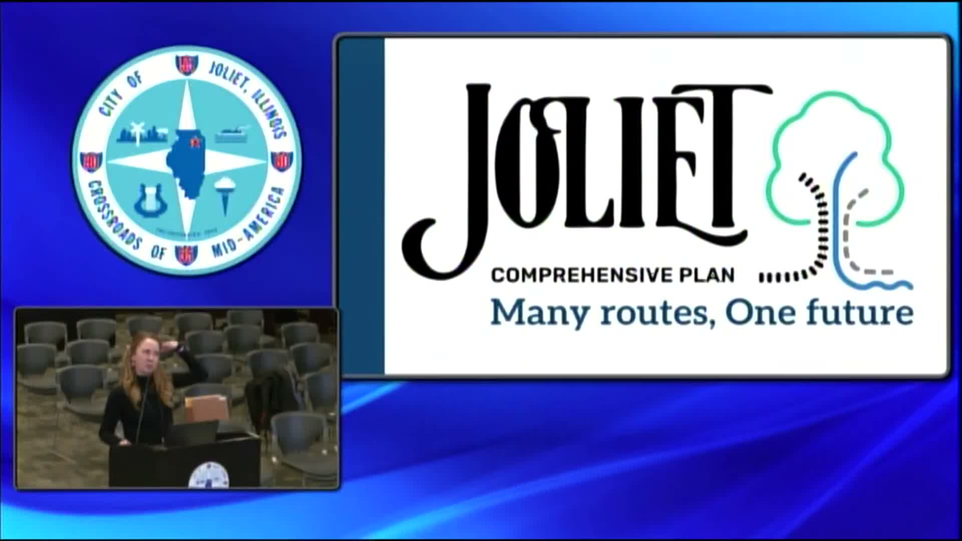 City staff updates Plan Commission on Joliet comprehensive plan and I‑80 bridge community plan