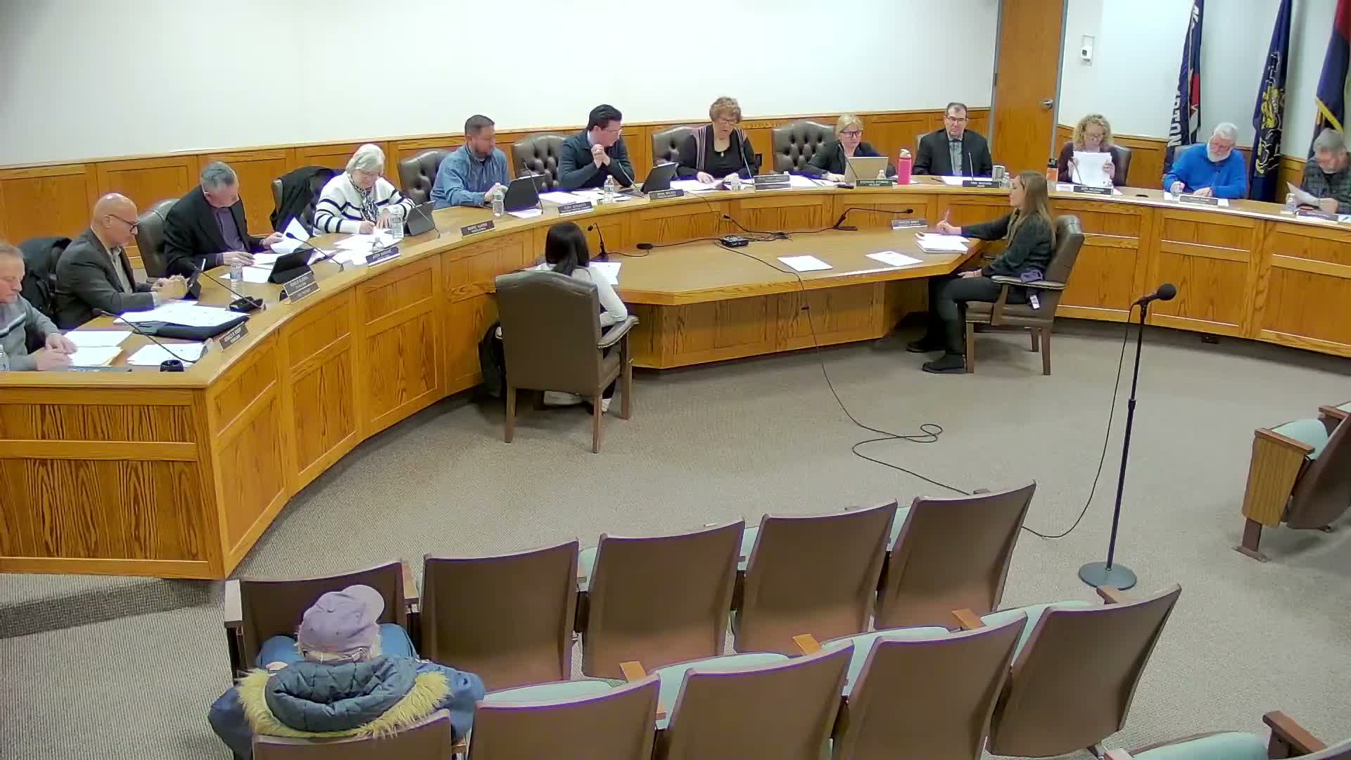 Council reappoints Sylvia Wasco and Carrie Hirschman; approves school portable restroom request