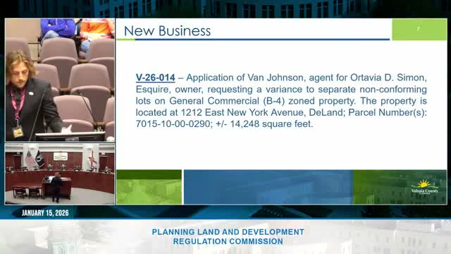 PLDRC unanimously approves variance to split DeLand commercial parcel for funeral home