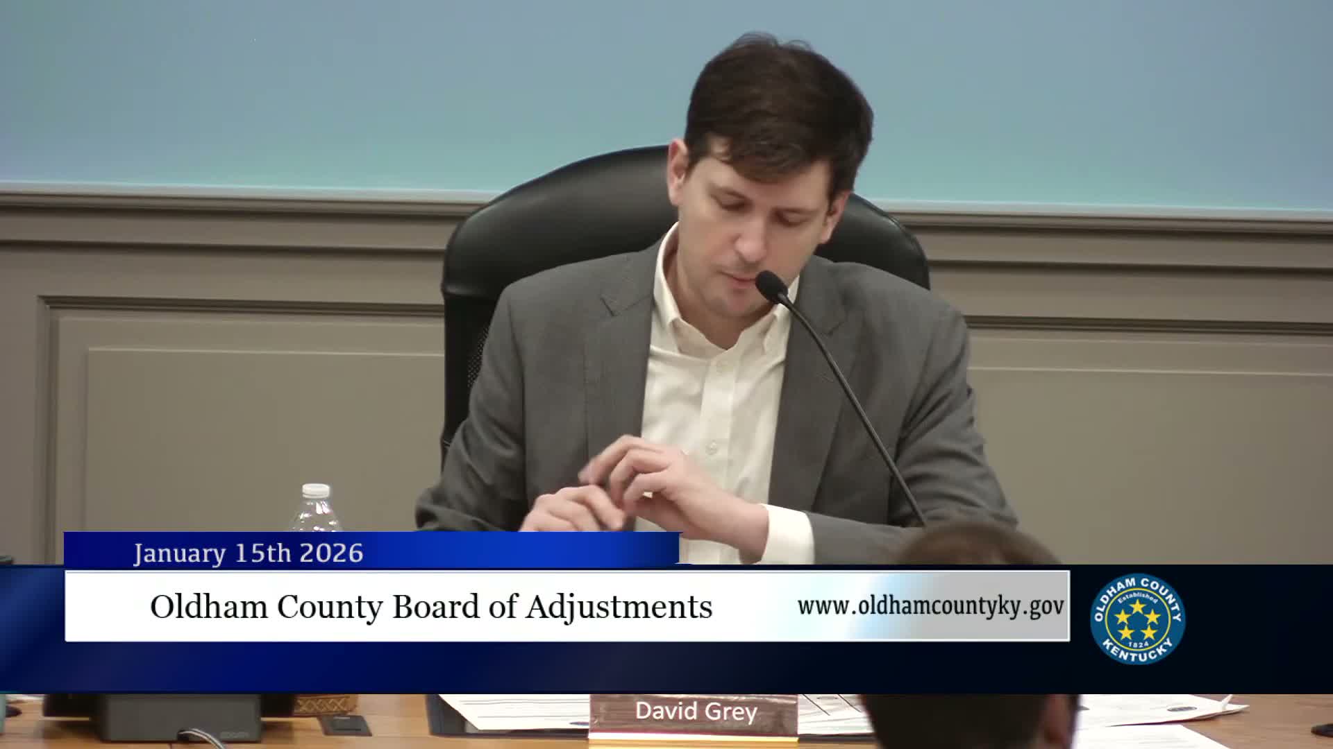 Board approves location variance to place house behind accessory structure; record shows inconsistent address reporting