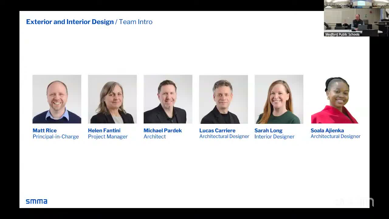 Medford advisory team frames design priorities for new high school; fall 2030 remains target