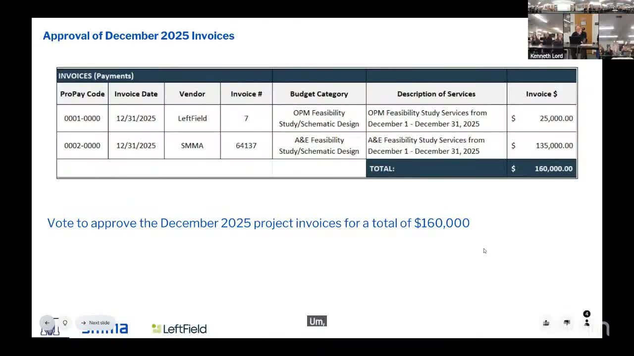Building committee votes to advance cost estimates for all design alternatives