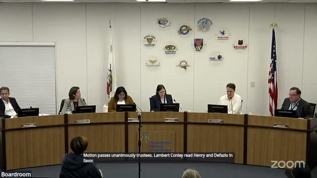 Trustees debate authorizing a representative for national advocacy trip amid budget scrutiny; no district funding approved