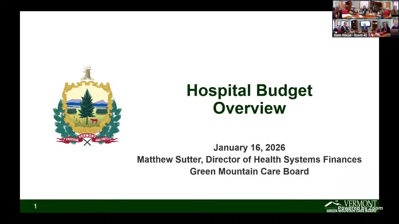 Green Mountain Care Board signals move to monthly reporting, differentiated hospital benchmarks and transition to reference-based pricing