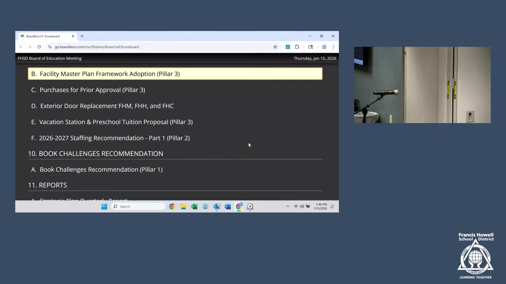 Board adopts facilities master plan estimating nearly $150 million in immediate needs
