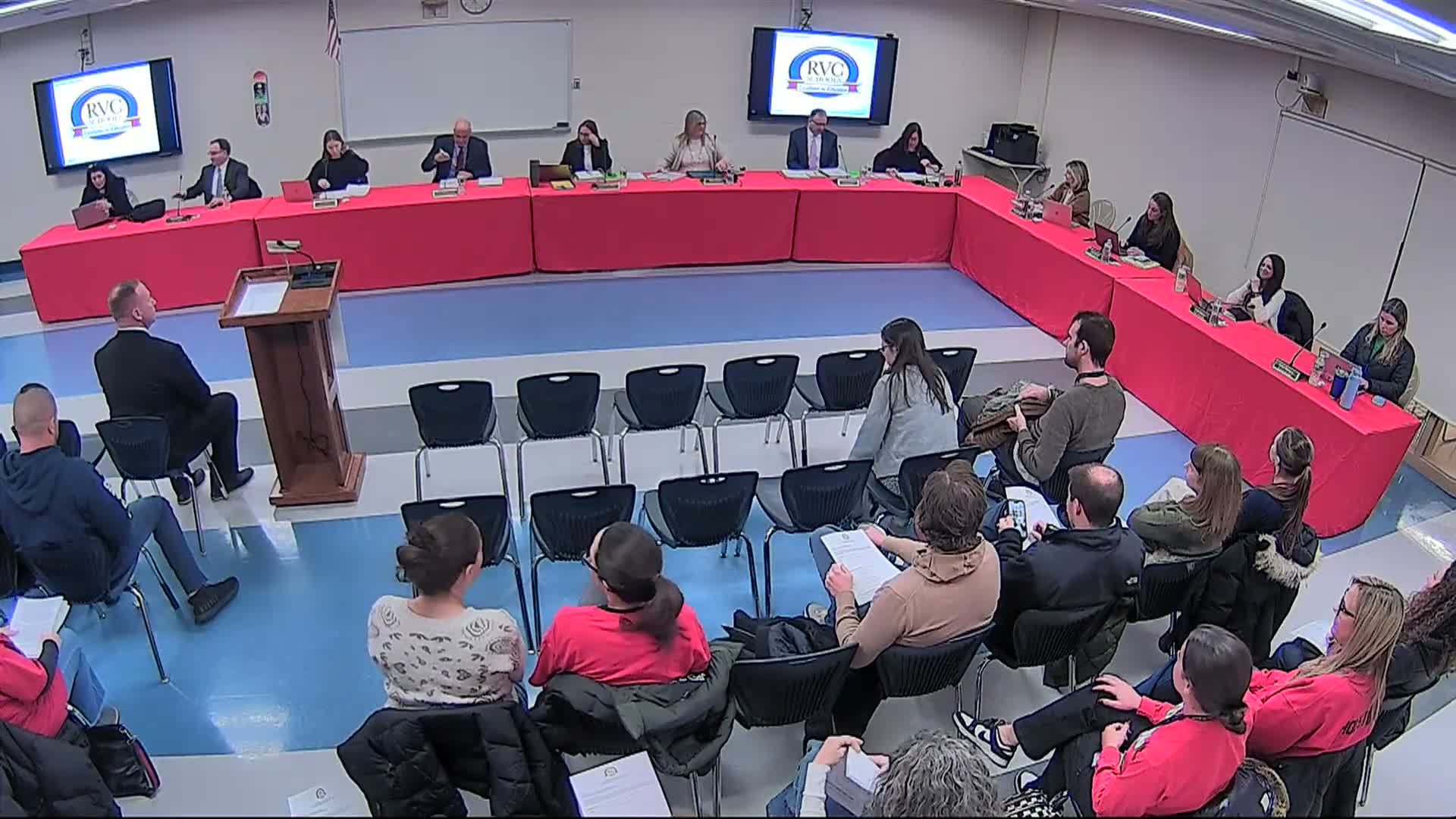 Rockville Centre board meeting: state champion volleyball recognized; students, teachers and community groups summarize achievements