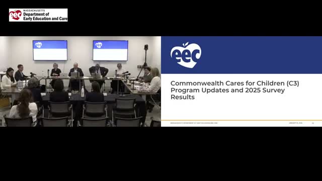 EEC: C3 survey shows wage gains, lower staff separations and growing program capacity