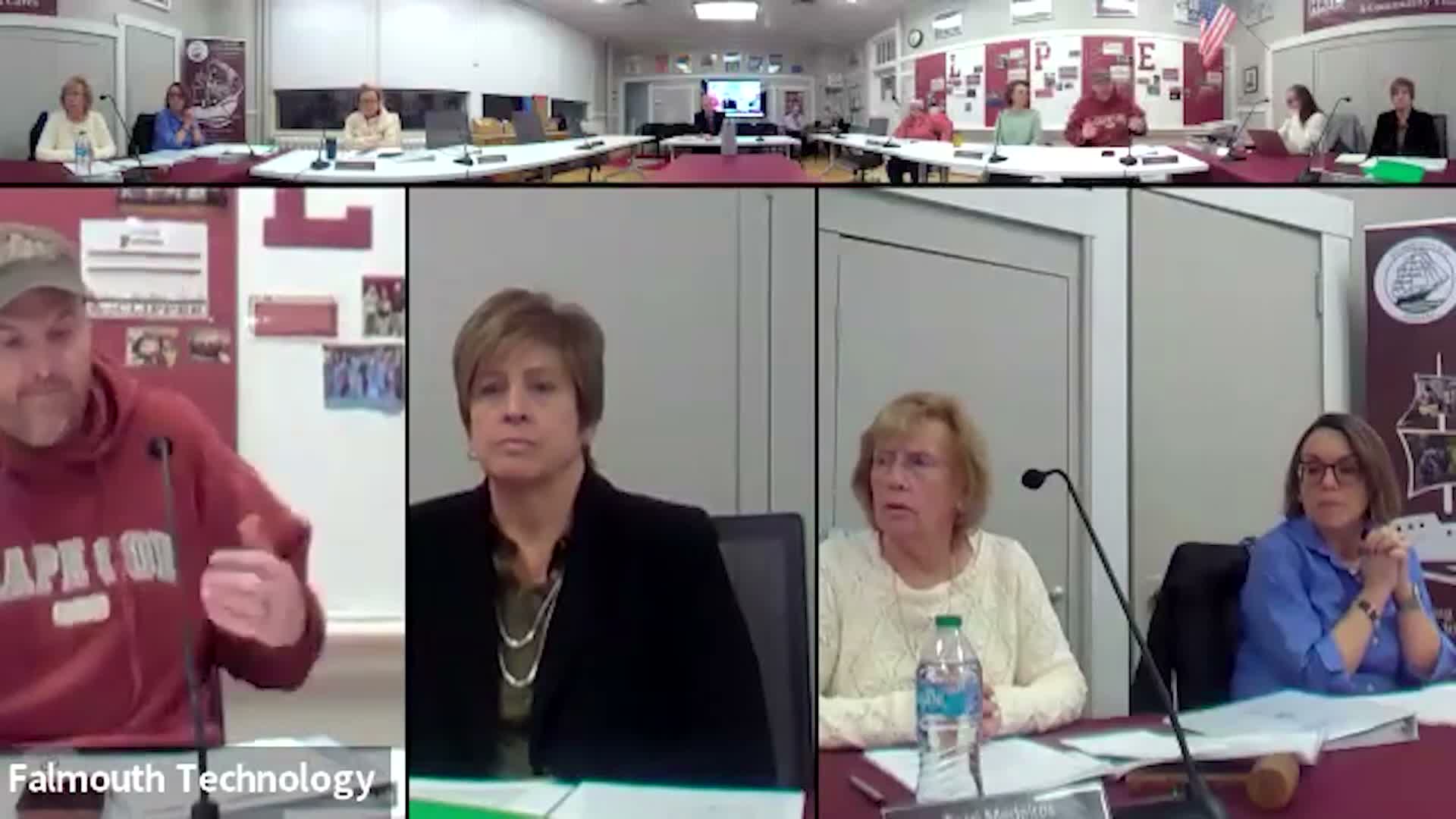 Falmouth school committee votes to cancel tonight’s executive session after posting dispute