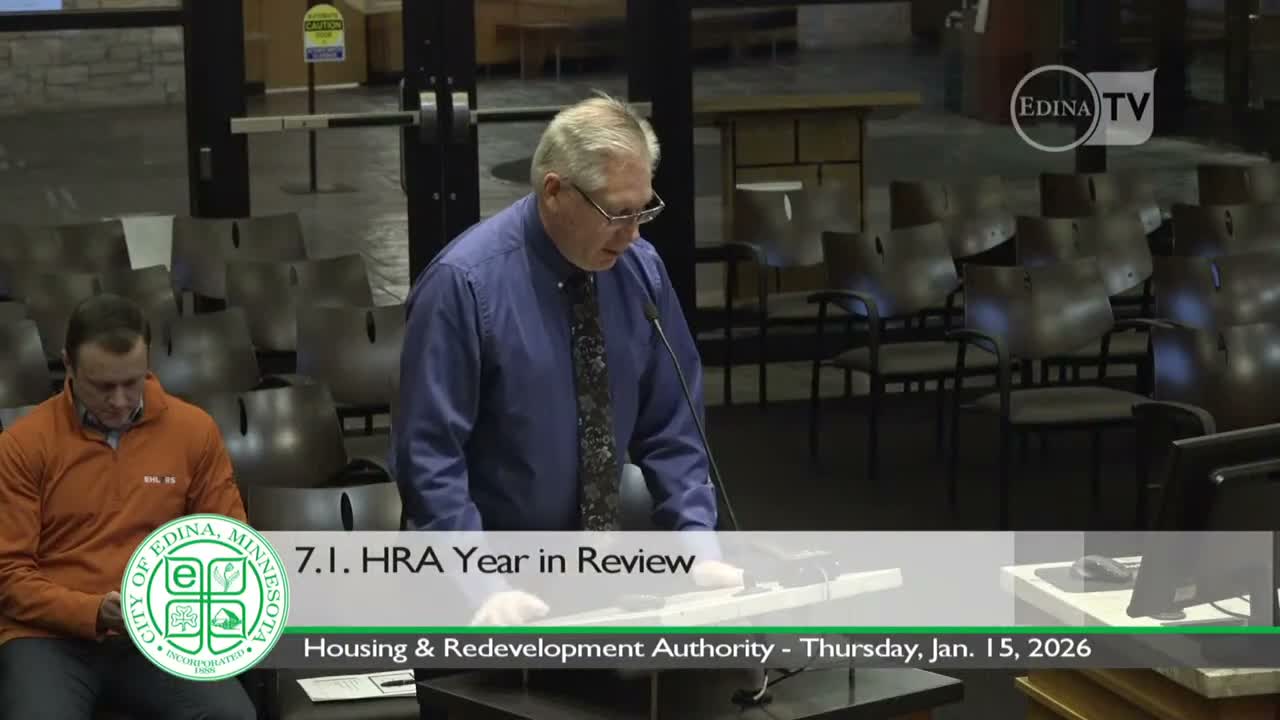 Edina HRA reviews 2025 projects, weighs creating Economic Development Authority to expand business tools