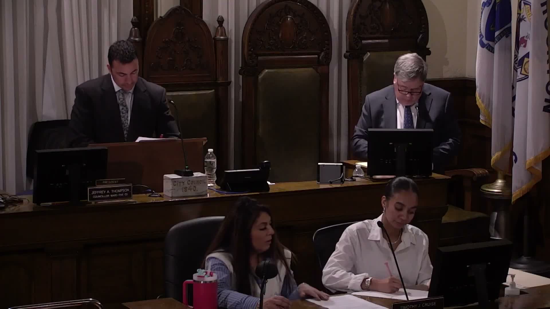 Council refers police headquarters surplus and police-station discussion to Finance Committee