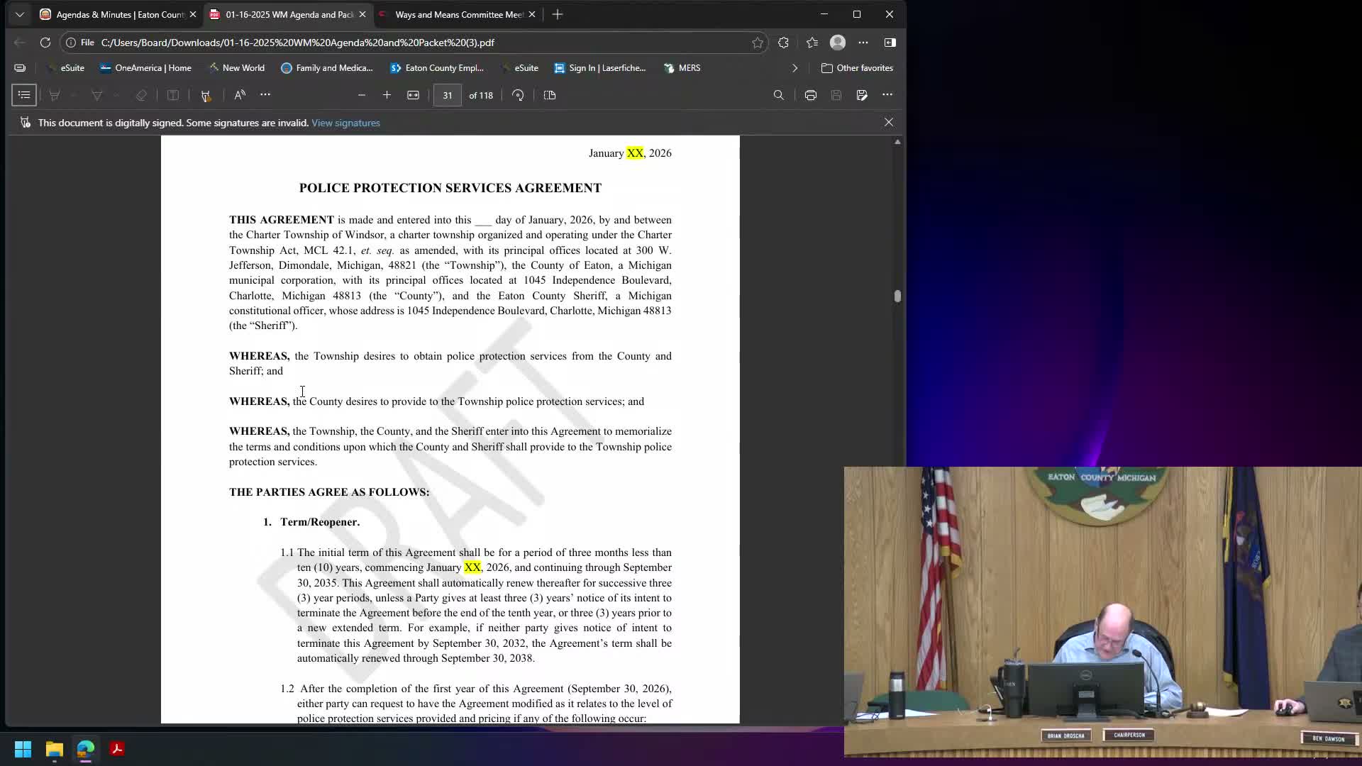 County reduces admin fee for DNR fisheries grant at Crandall Park to 3%