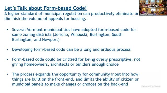 Panel weighs trade-offs: prescriptive local codes can speed approvals but may complicate off-site housing