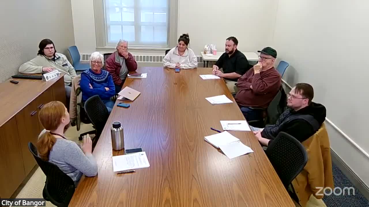Bangor advisory commission nominates Maine Audubon’s David Lamont as chair; staff previews code update and TIF use