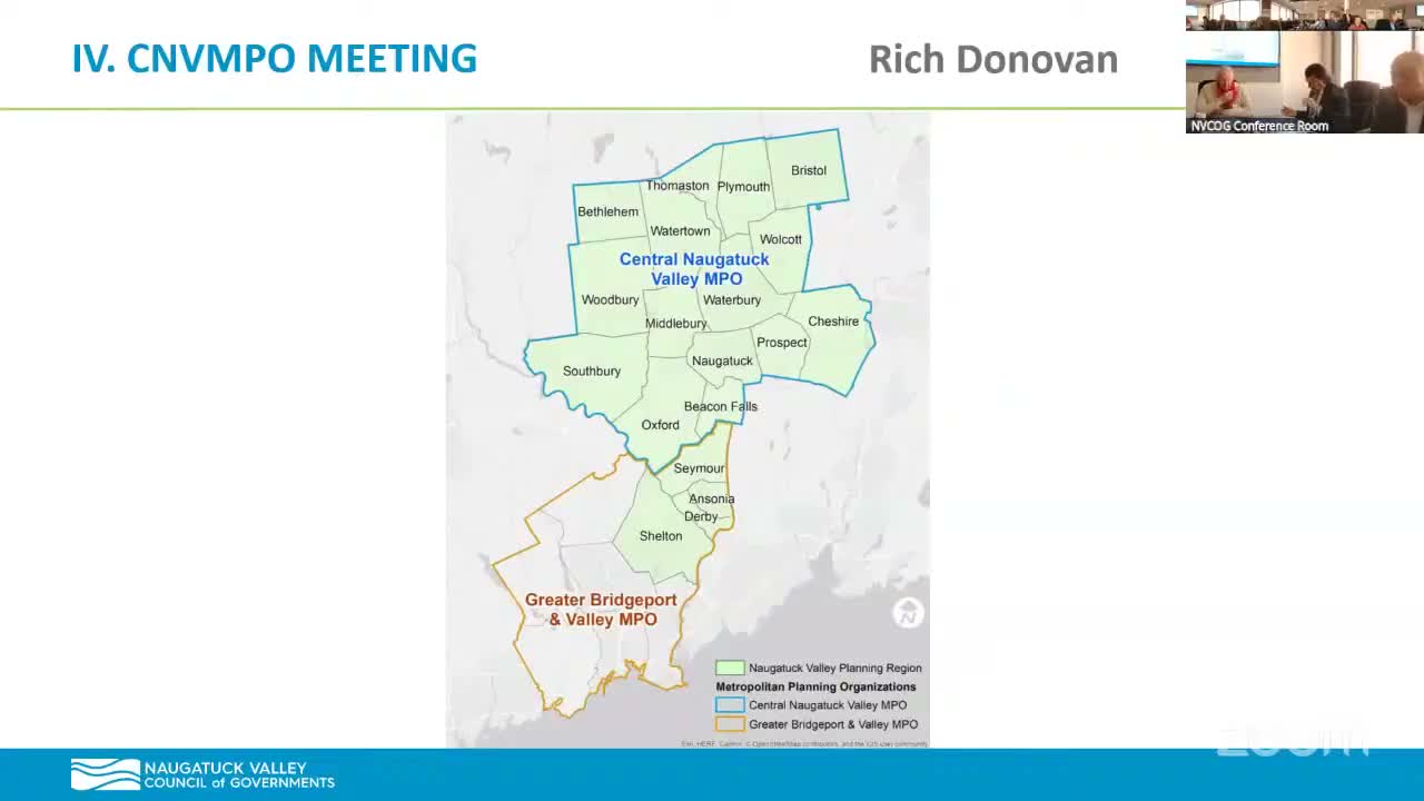 NVCOG endorses two DOT projects — I‑84 drainage study and District 1 signal replacements (Resolution 2605)