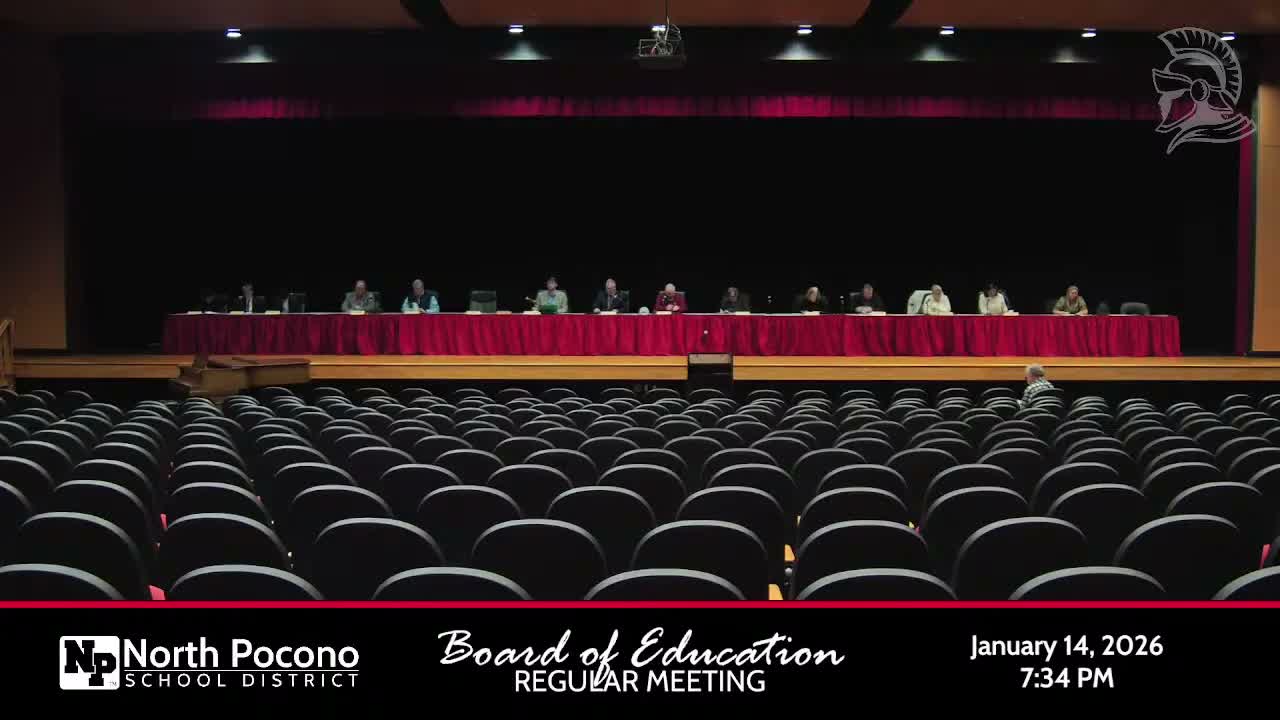 North Pocono board approves superintendent contract, major facilities contracts and budget measures