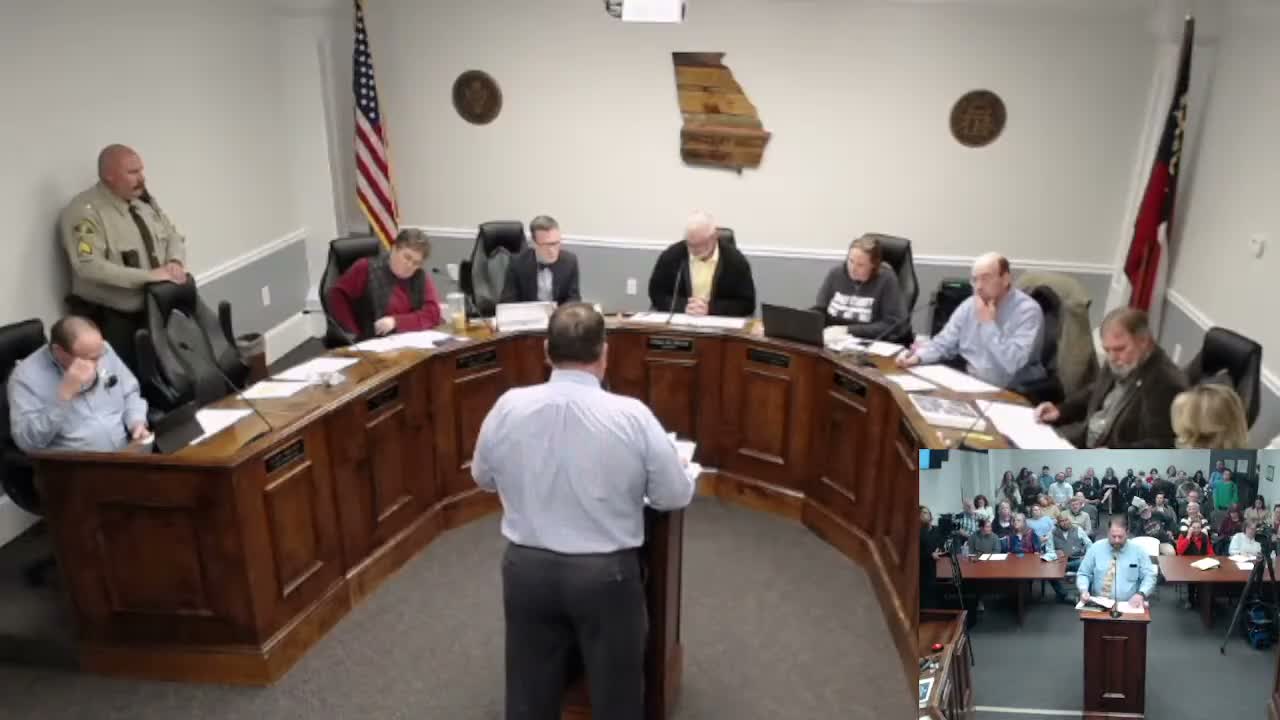 Jones County commissioners approve conditional‑use rules to allow data centers in industrial park after heated public hearing