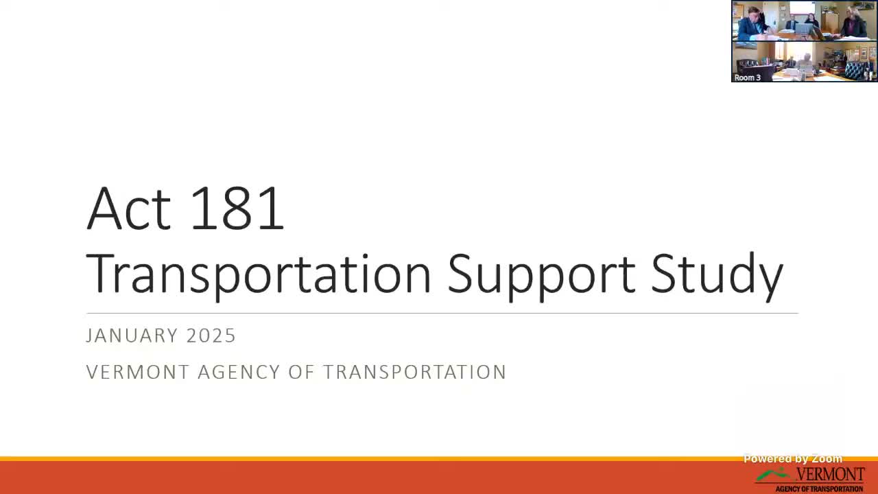 AOT study finds Act 181 exemptions would cut modest impact-fee revenue and shift mitigation to local governments