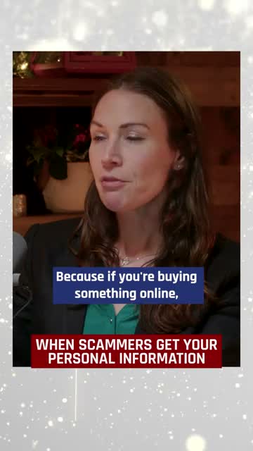 Unidentified speaker warns online shoppers their data can be sold and used to impersonate them