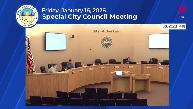 San Luis council unanimously designates Javier Vargas as vice mayor