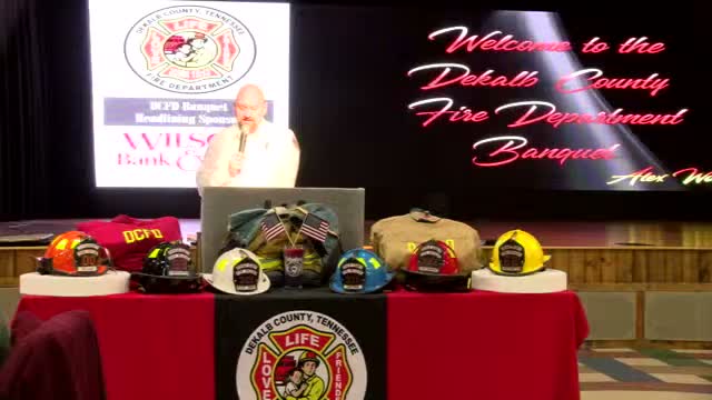 DeKalb County honors volunteer firefighters at 2025 annual awards banquet