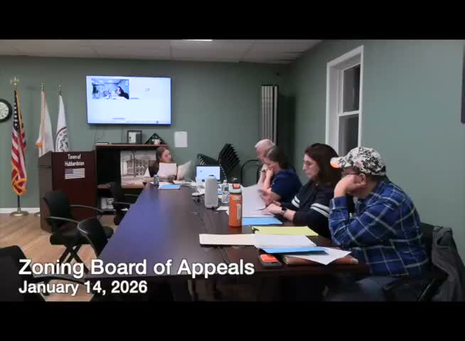 Hubbardston ZBA hears frontage variance for 43 Pitcherville Road; attorney for abutter advises denial criteria