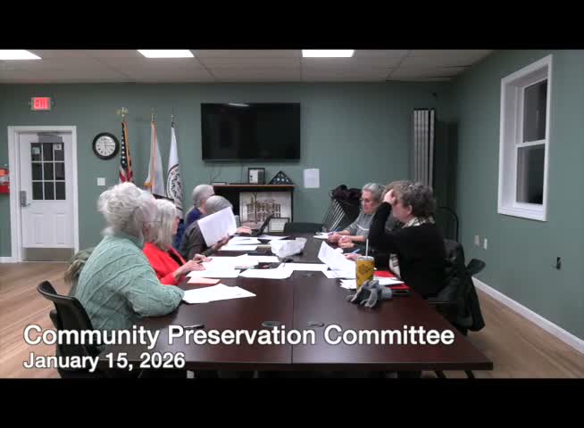 Hubbardston preservation committee discusses library RFP, account balances and larger trail projects