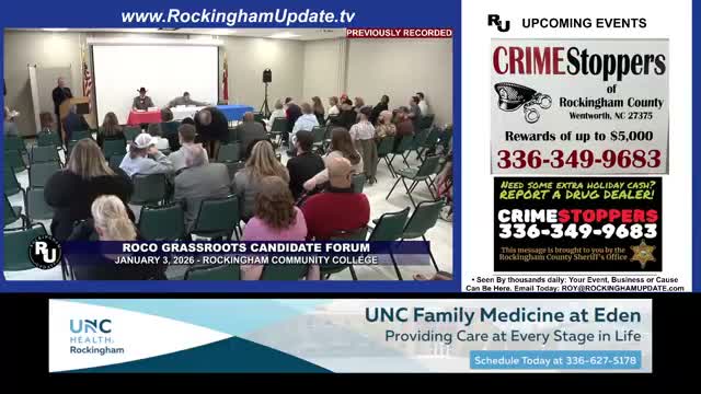 Local races take center stage in Rockingham County candidate forum