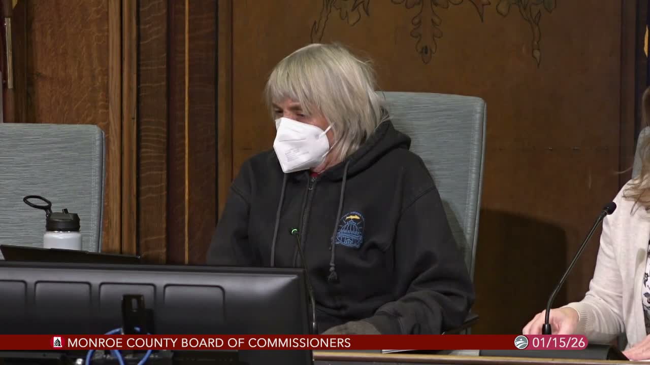 Monroe County commissioners elect Julie Thomas as president, approve $1M INDOT grant and routine contracts