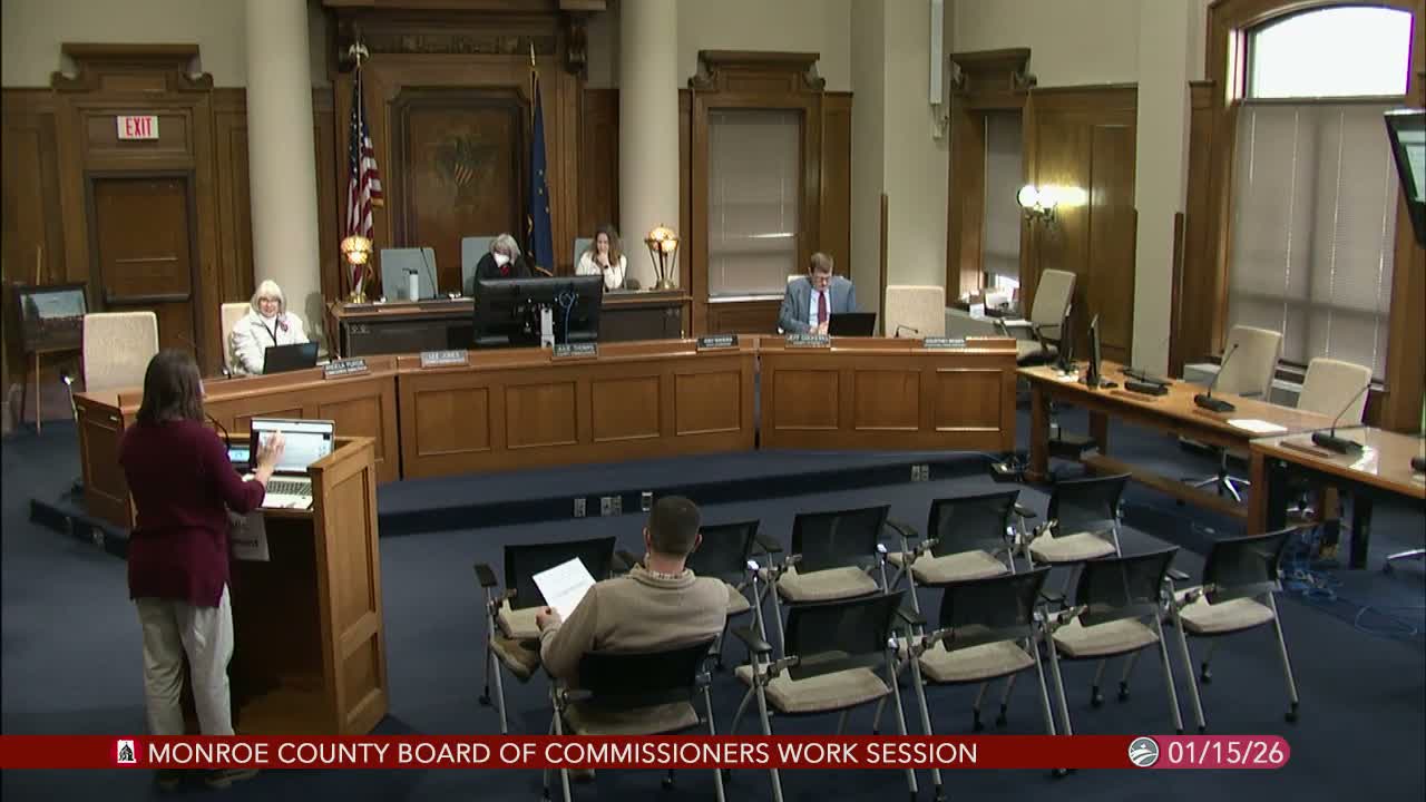 Monroe County planning staff previews sliding‑scale subdivision amendment to CDO; hearing set for Jan. 29