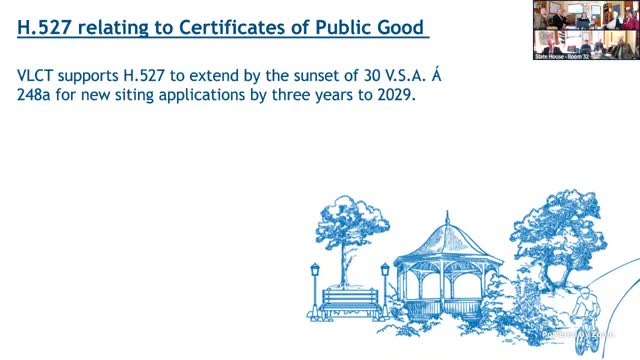 Vermont League of Cities and Towns backs three-year extension of telecom-siting sunset, warns of disruption if it lapses